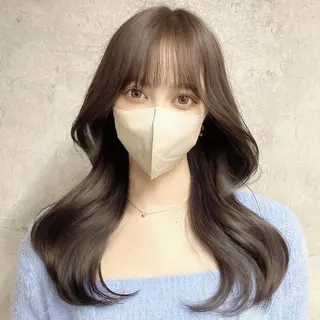 ロング カラー 韓国レイヤー/ 顔周り💕田中将吾のヘアスタイル