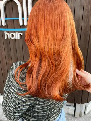 セミロング カラー 高橋 みく/ minim 暖色のヘアスタイル