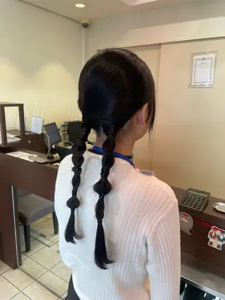 ヘアアレンジ 桑田 新菜のヘアスタイル