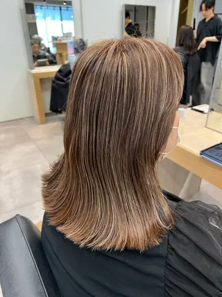 ミディアム カラー 🌞レイヤー×カラー 前川那津美🌞のヘアスタイル