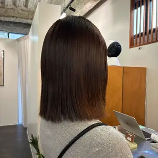 ミディアム 安藤 琢真のヘアスタイル