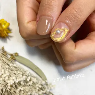 ネイル ネイルPetit Ribbonのネイルデザイン