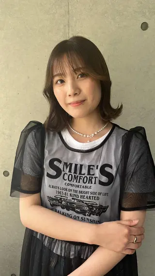 ミディアム カラー Miyu🎀レイヤー ／透明感カラー🪽のヘアスタイル