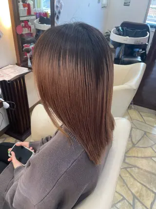 ミディアム 奈良/生駒/髪質改善 FEEL/マコのヘアスタイル