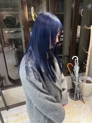 セミロング カラー 💖梅田レイヤー💖 副店長Tsubasaのヘアスタイル