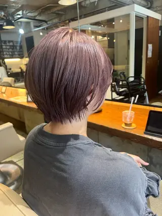 ショート カラー 江戸川区reine 舜也のヘアスタイル