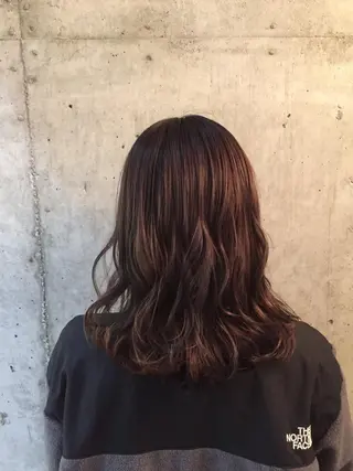 ミディアム カラー 💘透明感カラー💘 沖本 将宏のヘアスタイル