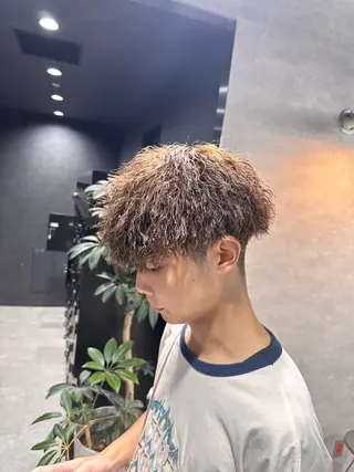 ショート パーマ メンズ 【メンズサロン】 BLUCK 横浜のヘアスタイル