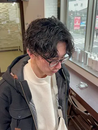 パーマ メンズ Coeur所属・Hazu 【パーマ特化美容師】のヘアスタイル