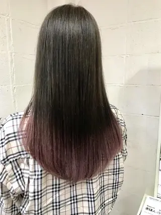 ロング 🌙透明感カラー/ 丁寧施術|松本のヘアスタイル