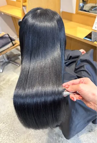 ロング カラー ❣️髪質改善特化❣️ カモアオイのヘアスタイル