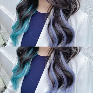 セミロング カラー GLOSS 心斎橋 山上のヘアスタイル