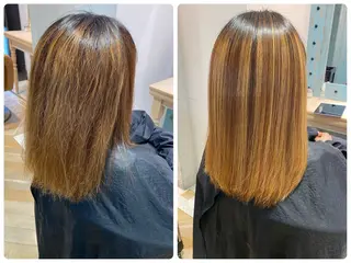 ロング 髪質改善　縮毛の達人 矢井由真のヘアスタイル