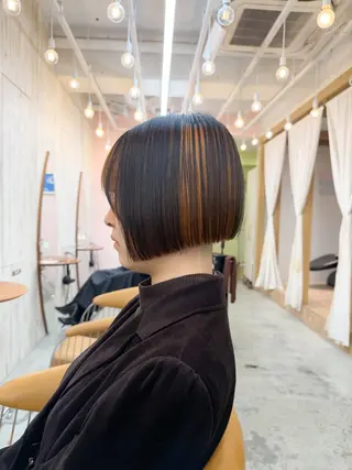 ショート 髪質改善✨縮毛矯正 ショートボブ/ともきのヘアスタイル