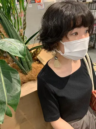 ショート パーマ 【パリジェンヌ・マツエク専門店】Lila リ ラ 西宮北口店所属・年岡 友香のマツエク・マツパデザイン