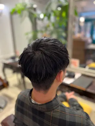 メンズ レイヤー/透明感/髪 質改善/メンズ/佐藤のヘアスタイル