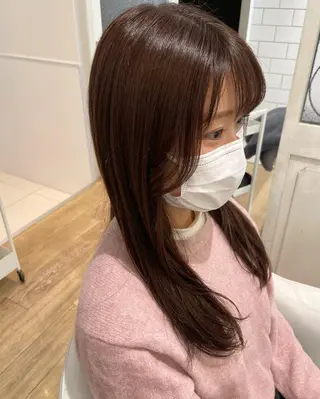 ミディアム カラー パーマ ヘアアレンジ メンズ キッズ ネイル マツエク・マツパ 🫧垢抜けヘア🫧 SHIORIのヘアスタイル