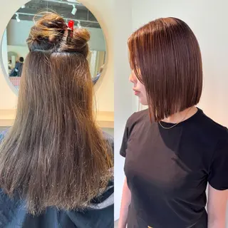 ショート 髪質改善スペシャリス ト長尾勇弥/梅田中津のヘアスタイル