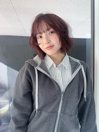 ミディアム カラー 🐏nao /レイヤーカット🐏のヘアスタイル