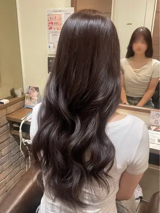 ロング カラー hiyori /韓国ヘアのヘアスタイル