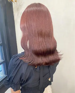 セミロング カラー ✨レディースカット モデル募集✨イブキのヘアスタイル