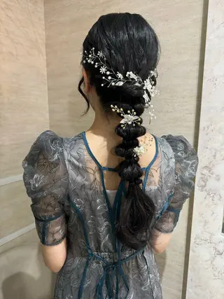 ロング ヘアアレンジ 🩶mana🩶艶髪 /カラーオンカラーのヘアスタイル