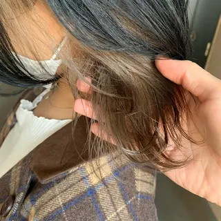 ミディアム カラー chouette/ 根本優希のヘアスタイル