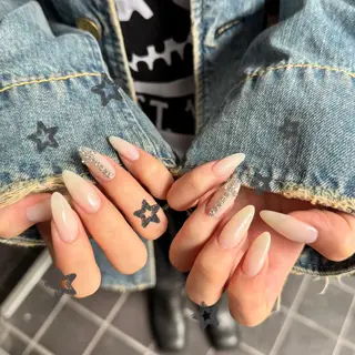 ロング 小川 柚香のネイルデザイン