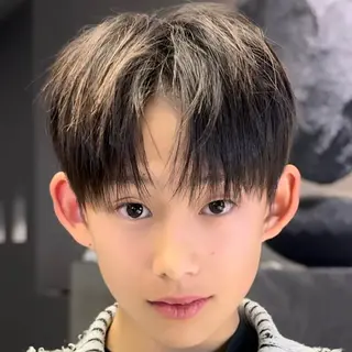 パーマ メンズ GO TODAY シェアサロン　原宿　Verno店所属・センターパート特化/ メンズカット/ヒロキのヘアスタイル