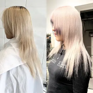 セミロング カラー HARU//原宿🤍 リピート率NO.1のヘアスタイル