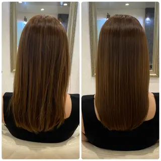 ロング ツバサ 髪質改善のヘアスタイル