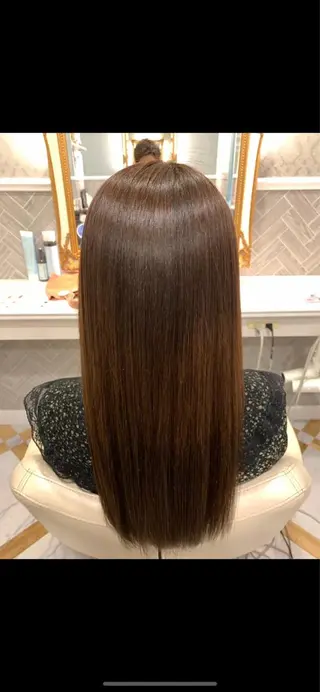 ロング ケアカラー/縮毛矯正 /レイヤー/板垣光采のヘアスタイル