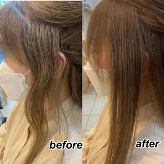 セミロング カラー メンズ キッズ カラーお任せ下さい ✨️おかだまなみのヘアスタイル