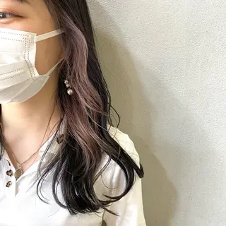 セミロング カラー ボブ/パーマ ミヒラケイタのヘアスタイル