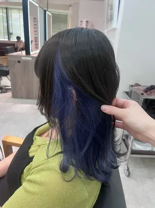 セミロング レイヤー🩵透明感 ೀユイ🌙のヘアスタイル