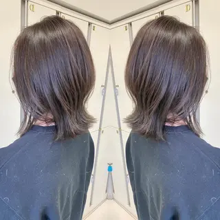 ミディアム カラー 髪質改善カラー/店長 宮内秀峰のヘアスタイル