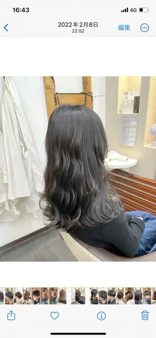カラー VII所属・市妙 瑠基のヘアスタイル