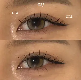 マツエク・マツパ NORA hinataのマツエク・マツパデザイン