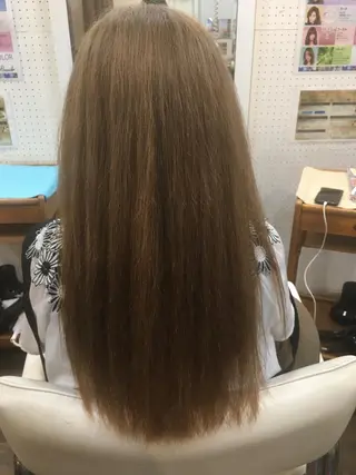 ロング カラー Brooch ブローチのヘアスタイル