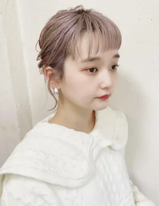 ショート カラー 🦋透明感カラー🦋 なつやのヘアスタイル