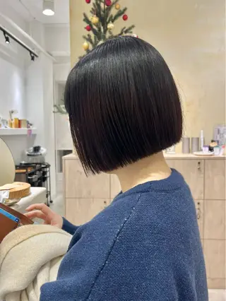 ショート ボブ/美髪矯正 /佐藤　奈巳のヘアスタイル
