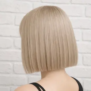 ショート カラー 髪質改善/ブラック ヘア/リンのヘアスタイル