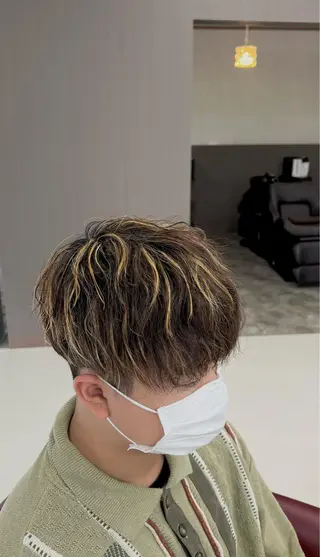 ショート カラー メンズ KEN 🌟のヘアスタイル