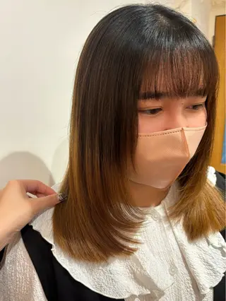 ミディアム パーマ/ボブ/レイ ヤー💫SUZUKAのヘアスタイル