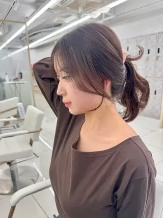 ロング ショート/ボブ/ 白髪ぼかし/しんやのヘアスタイル