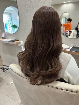 ロング 透明感カラー⭐️🌈 野村玲美のヘアスタイル
