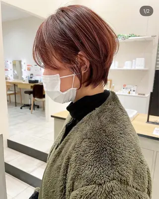 ショート カラー ARCHEsaito モデルレッスンのヘアスタイル
