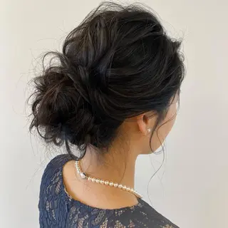 ロング ヘアアレンジ 似合わせ.ﾍｱｾｯﾄ 得意🌹井上美沙のヘアスタイル