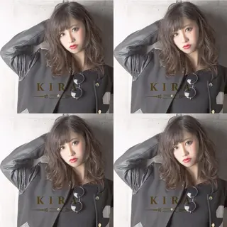 ミディアム 【KIRA 代表】 TATSUYAのヘアスタイル