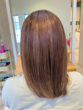 セミロング カラー Design Color🐰アユミのヘアスタイル